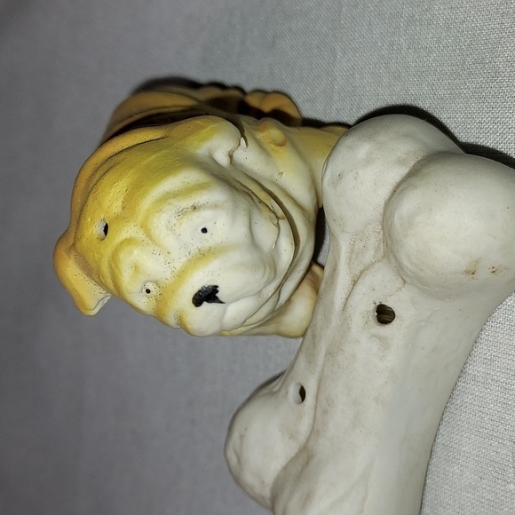 Vintage Puppy Dog With Bone Salt & Pepper Shaker Set - Picture 3 of 8